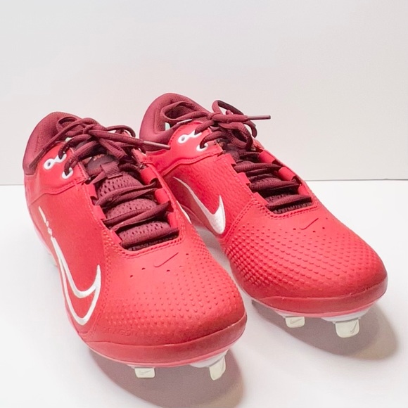 NEW Nike Women’s Hyperdiamond 4 Elite Softball Cleats Red Size 11.5 - Picture 7 of 14